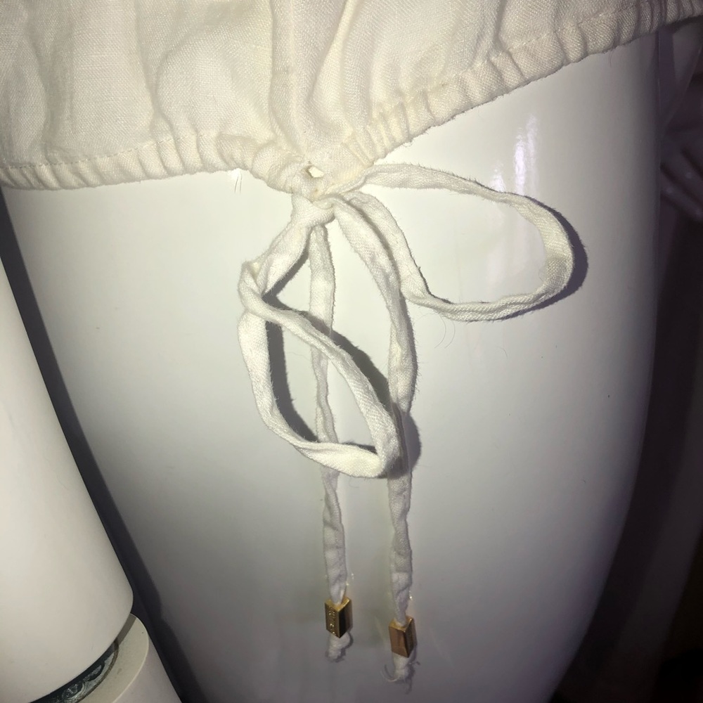 Ellen Tracy Split Collar Linen Top - image 5